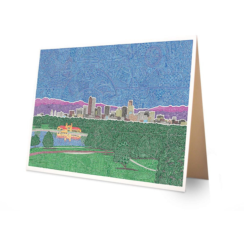 Greeting Card - Downtown Denver