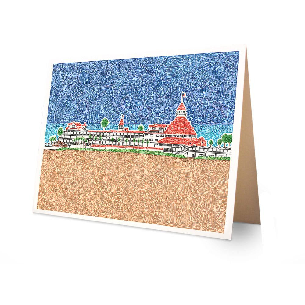 Greeting Card - Hotel Del