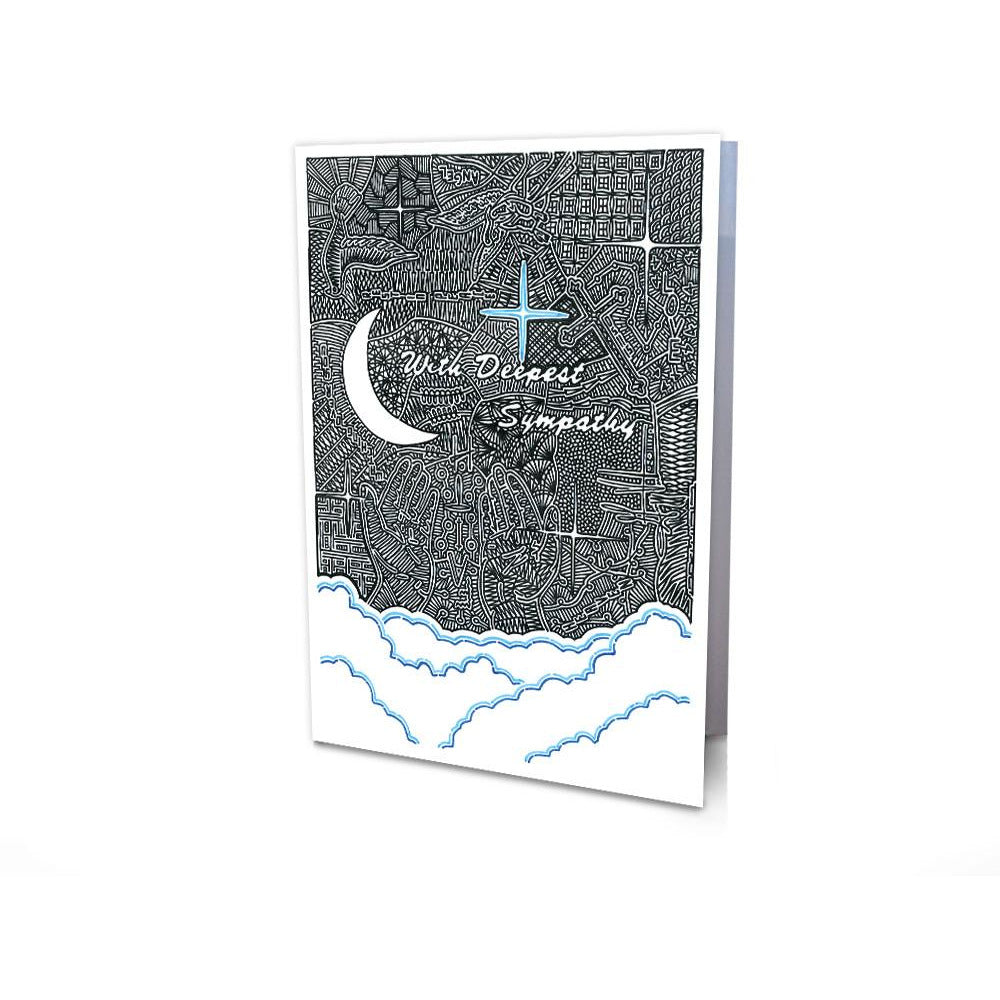 Greeting Card - Sympathy-Greeting Cards-Viz Art Ink