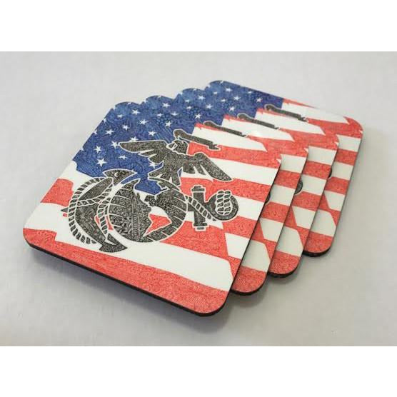 Coasters - Marines-Coasters-Viz Art Ink