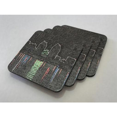 Coasters - Reflecting San Diego-Coasters-Viz Art Ink