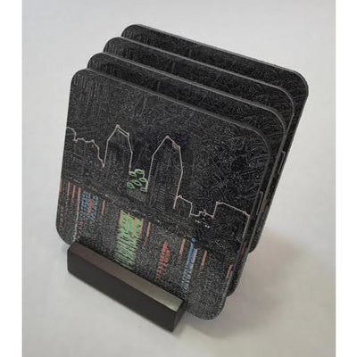 Coasters - Reflecting San Diego-Coasters-Viz Art Ink