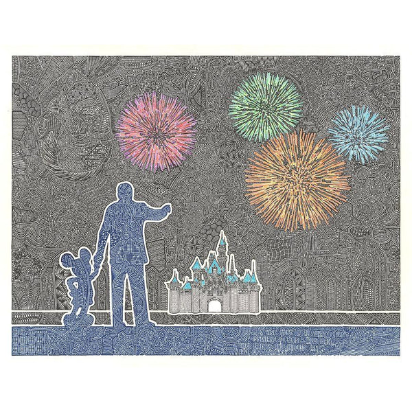 アールグラージュ　ディズニー Disney Mickey and Minnie in Japan by Thomas Kinkade Studios