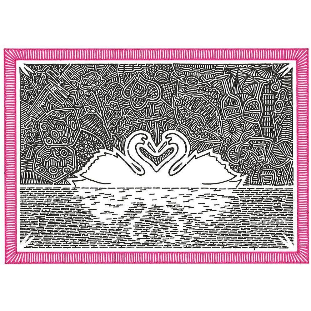 Art Print - Lovers Lake-Art Print-Viz Art Ink