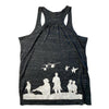 Woman's Racerback - American Heroes (Blue Heather & Black Heather)