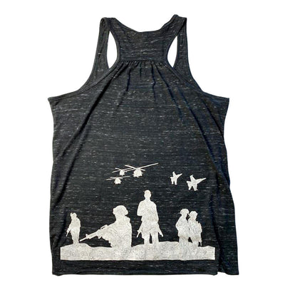 Woman's Racerback - American Heroes