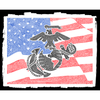 T-Shirt - Marines - Red, White & Blue-Clothing-Viz Art Ink