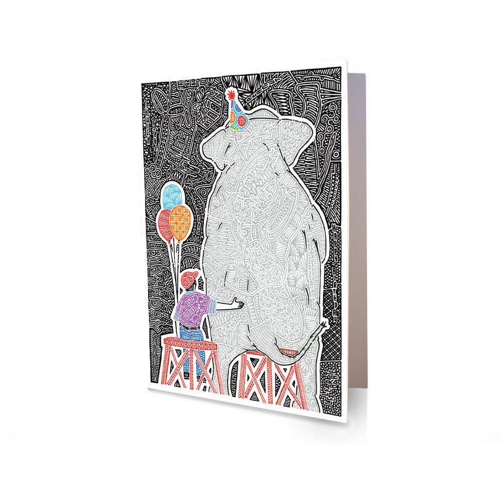 Greeting Card - Birthday Buddies-Greeting Cards-Viz Art Ink