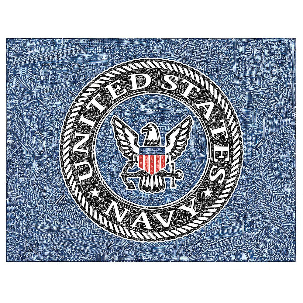 Art Print - U.S. Navy-Art Print-Viz Art Ink