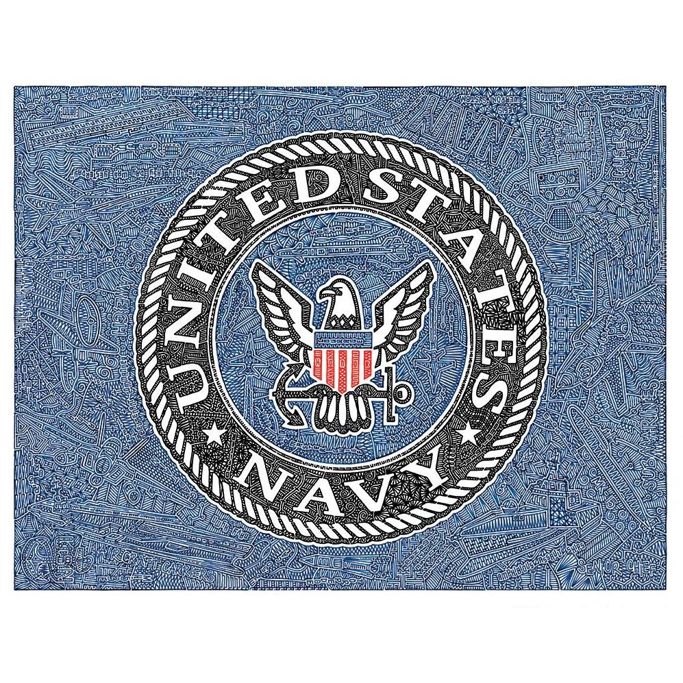 Art Print - U.S. Navy-Art Print-Viz Art Ink