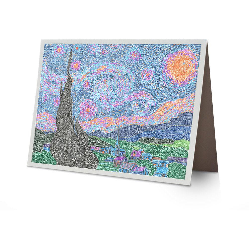 Greeting Card - A Night to Remember-Greeting Cards-Viz Art Ink
