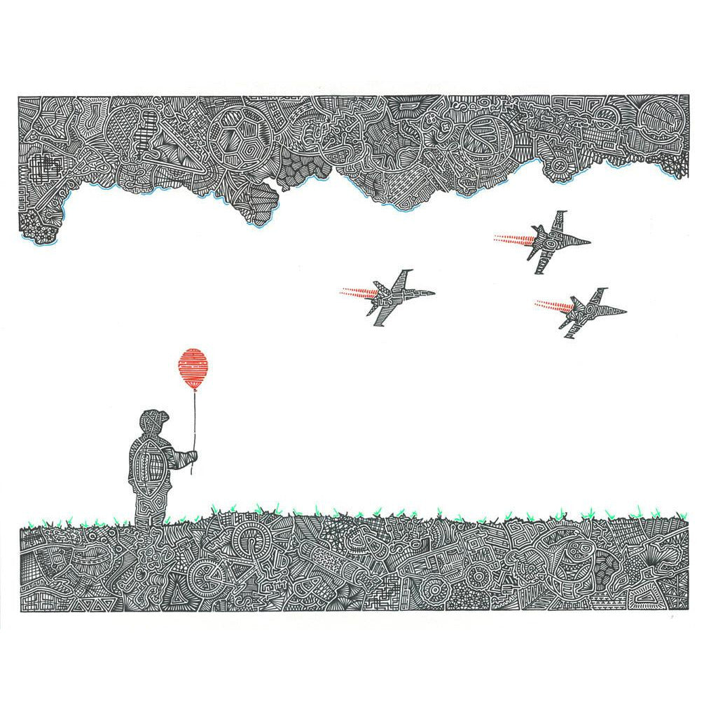 Art Print - Childhood Dreams-Art Print-Viz Art Ink