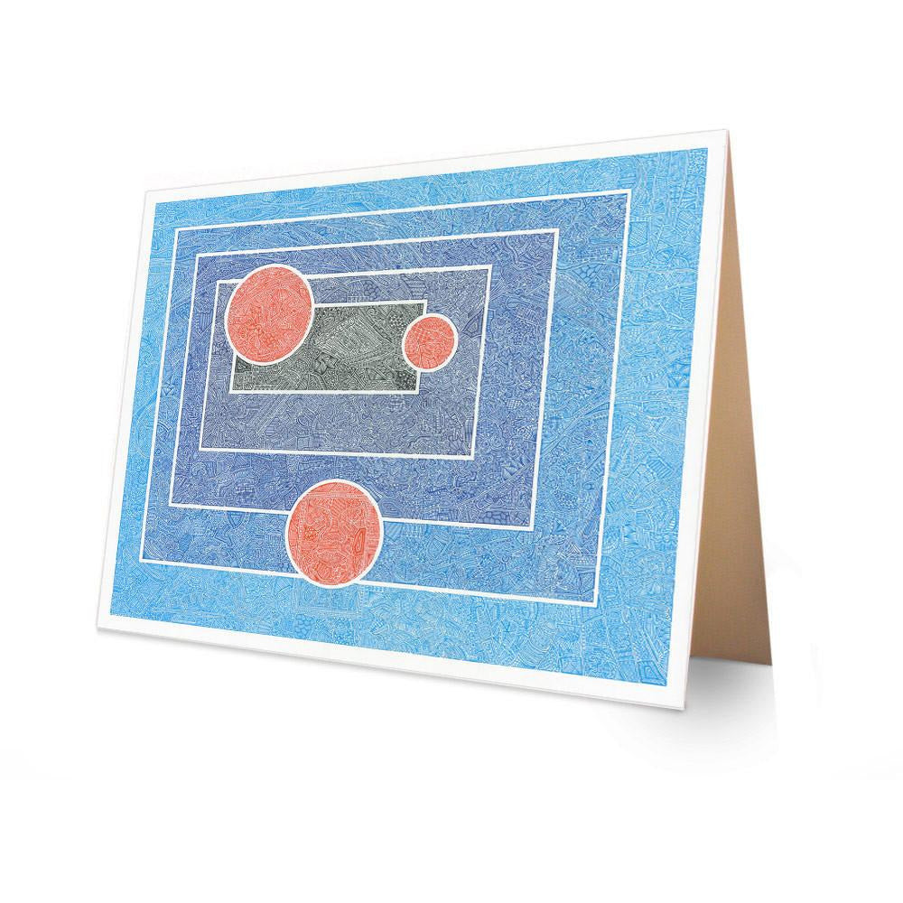 Greeting Card - Homage to the 26-Greeting Cards-Viz Art Ink