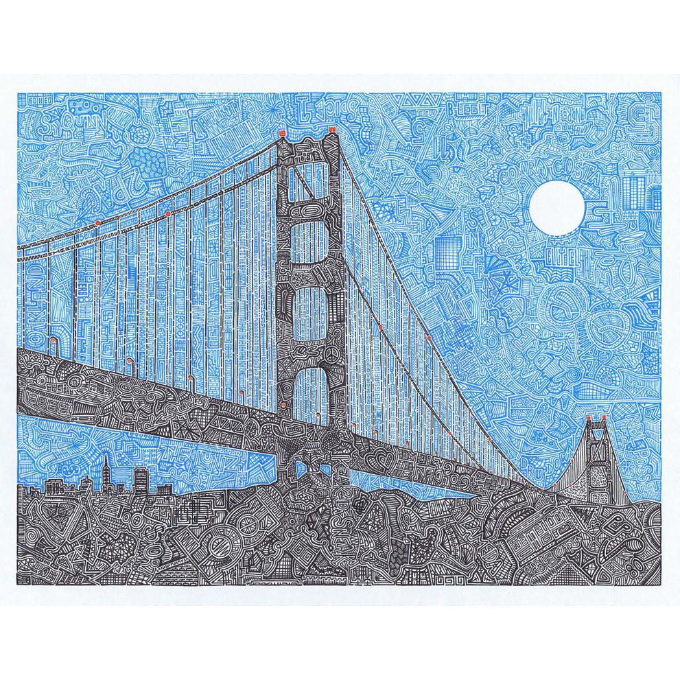 Art Print - Welcome to the Bay-Art Print-Viz Art Ink