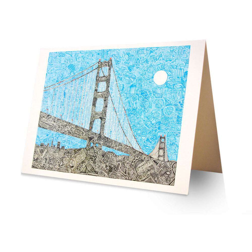 Greeting Card - Welcome to the Bay-Greeting Cards-Viz Art Ink