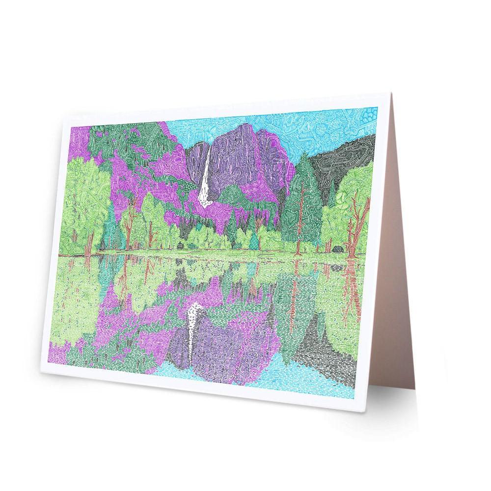 Art Print - Yosemite Falls-Art Print-Viz Art Ink