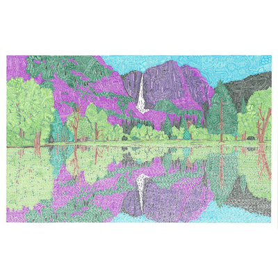 Art Print - Yosemite Falls-Art Print-Viz Art Ink
