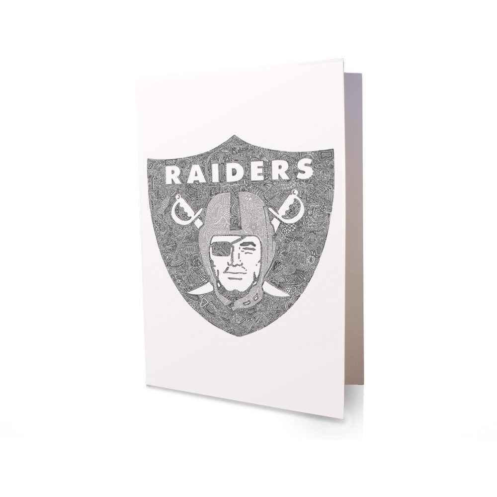 Greeting Card - RAIDERS-Greeting Cards-Viz Art Ink